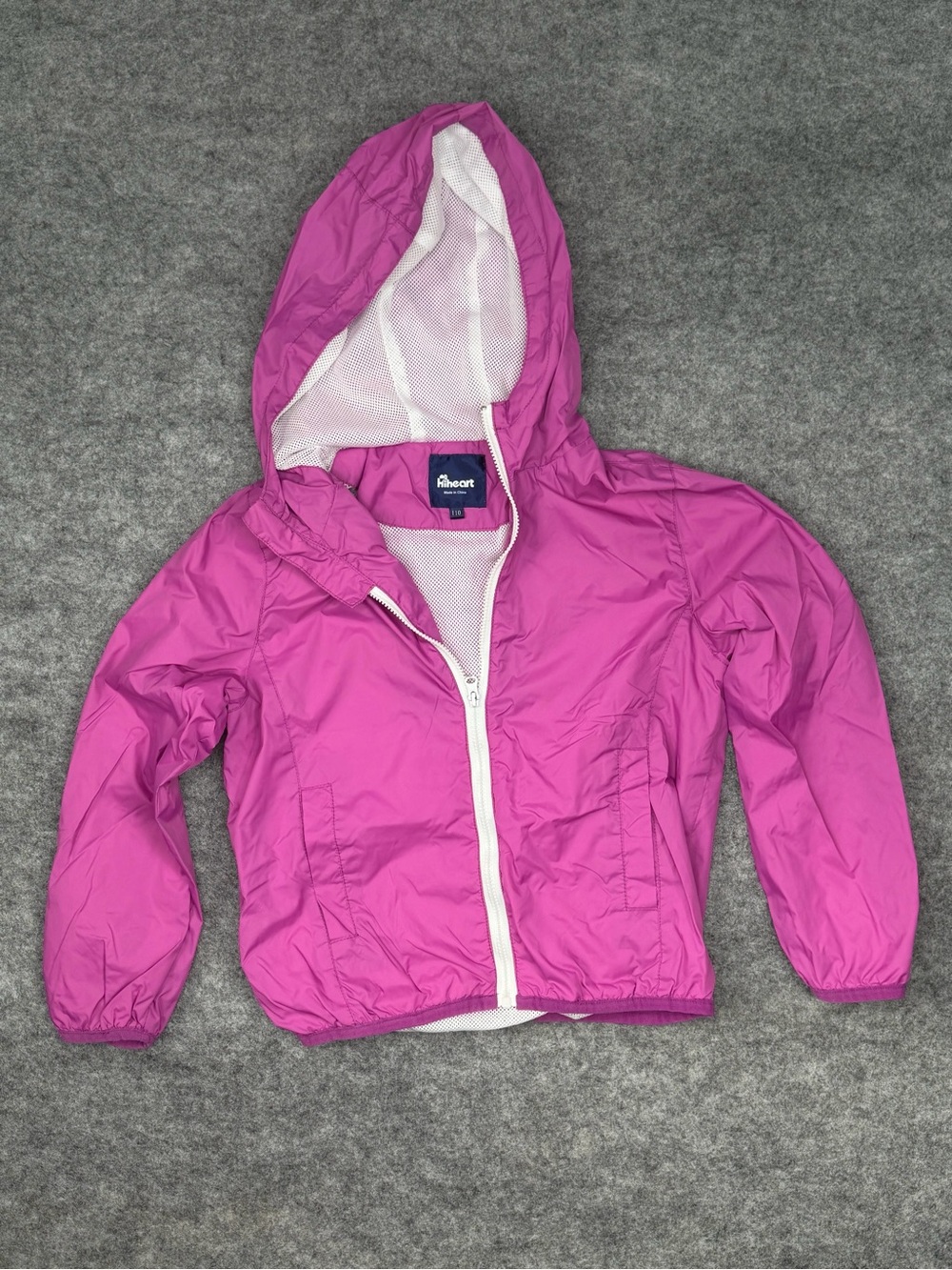 Hiheart Girls Lightweight Hooded Jacket 4T
